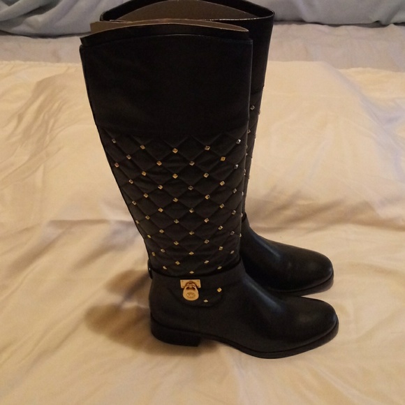 Michael Kors Hamilton Studded Boot - Picture 3 of 7